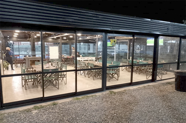 Cerramiento salón canchas Padel. Unquillo.Córdoba.