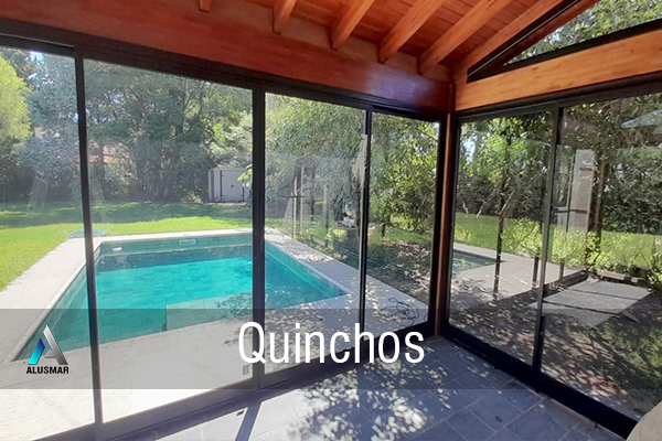 Quincho con ventanas