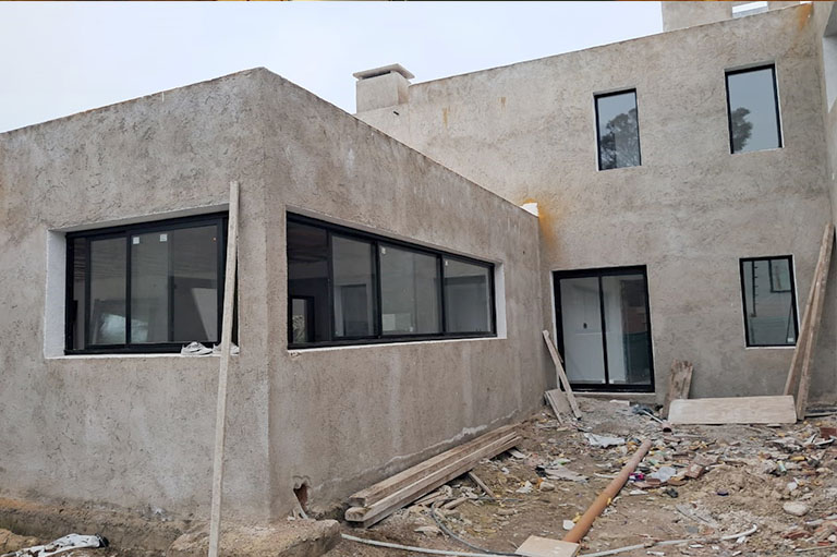 Aberturas a medida obra en construcción
