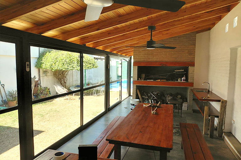 Cerramiento de quincho